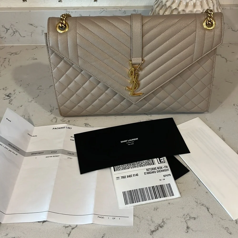 YSL large envelope bag - Picture 12 of 17